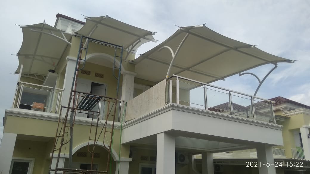 Jasa Kanopi Membran dan Tensile Estetik