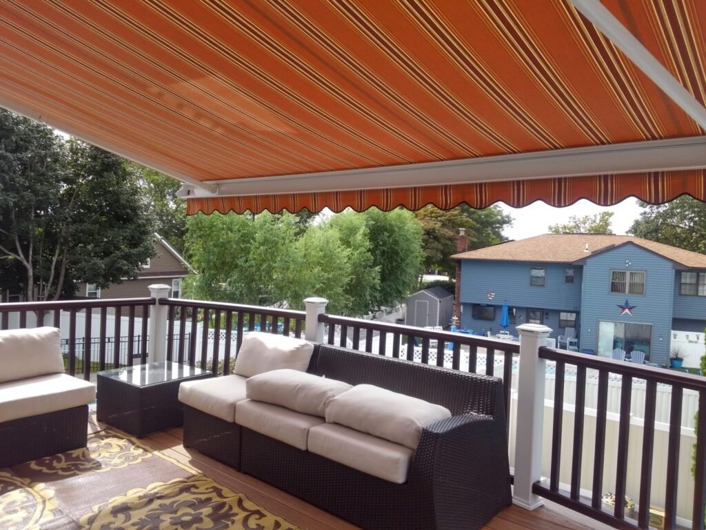 Jasa Awning Gulung Lipat Otomatis & Manual